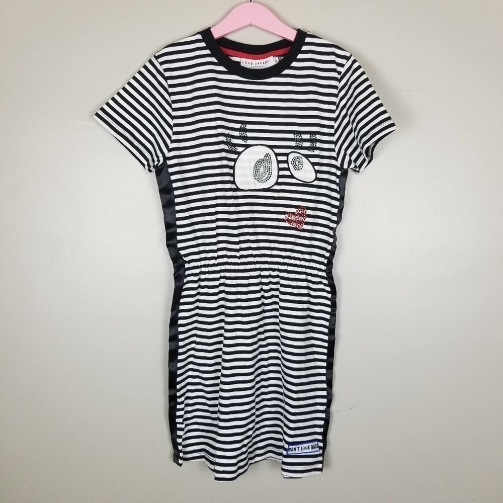 LOUD Apparel short sleeve stripe dress, size 10